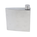 175ml Titanium Pocket Flask Hip Flask Alcohol Drink Flask with Funnel & Carrying Bag
