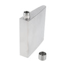 175ml Titanium Pocket Flask Hip Flask Alcohol Drink Flask with Funnel & Carrying Bag