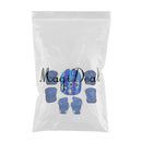 Set of 7 Pcs Kids Adult Roller Skating Helmet Knee Wrist Guard Elbow Pad Blue