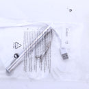Rechargeable Mini LED Pen Light Double Lamp Bead Flashlight Outdoor Penlight with Lanyard and Buckle