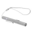 Rechargeable Mini LED Pen Light Double Lamp Bead Flashlight Outdoor Penlight with Lanyard and Buckle
