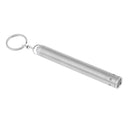 Stainless Steel Mini LED Keychain Flashlight Pocket Lamp Emergency Light for Outdoor Camping Hiking Travel