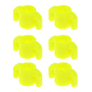 6pcs Plastic Bowfishing Arrows Safety Slides Plastic Slides for 5/16 Inch Arrow Shaft