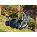 0.79" x 74.8" Outdoor Camping Gear Tent Lamp Kettle Pot Hanging Lanyard Daisy Chain Webbing Clothesline