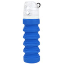Outdoor Silicone Folding Water Bottle Camping Foldable Sports Bottle 600ml for Backpacking
