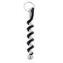 Outdoor Mini Cork Screw Red Wine Bottle Opener Keyring Camping Picnic Tool for Fishing Picnic BBQ Garden Party 8x1cm