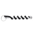 Outdoor Mini Cork Screw Red Wine Bottle Opener Keyring Camping Picnic Tool for Fishing Picnic BBQ Garden Party 8x1cm