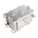 Wood Burning Camping Stove Picnic BBQ Cooker Potable Folding Stainless Steel Backpacking Stove