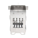 Wood Burning Camping Stove Picnic BBQ Cooker Potable Folding Stainless Steel Backpacking Stove