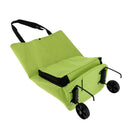 Oxford Foldable Wheel Bag Shopping Camping Trolley Storage Carrier Cart Tote Laundry Basket Luggage Shoulder Hand Tote Bag