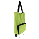 Oxford Foldable Wheel Bag Shopping Camping Trolley Storage Carrier Cart Tote Laundry Basket Luggage Shoulder Hand Tote Bag