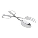 Stainless Steel Food Tong Outdoor Picnic BBQ Clamp Bread Salad Kitchen Clip Camping Cooking Utensils for Fishing Backpacking Hiking Backyard Garden Party