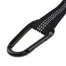 2pcs Hammock Hanging Tree Straps 280cm Nylon Swing Webbing Belt with 2pcs Carabiners for Outdoor Camping Hiking