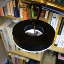 Outdoor COB LED Lamp Camping Tent Hook Lantern Emergency Light Durable Plastic Handheld Lamp with Hanging Carabiner