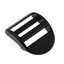 Set of 10pcs Black Durable Plastic Slide Buckles for 25mm/ 1 inch Outdoor Camping Backpack Webbing Strap