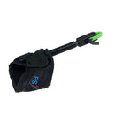Archery Compound Bow Release Adjustable Black Wrist Strap with Green Clasp Outdoor Hunting Equipment 360-degree