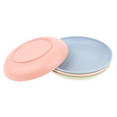 4 Pieces Outdoor Tableware Dinner Plates Dishes Food Snacks Container Tray Home Kitchen Dinnerware Set