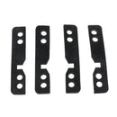 4pcs Rubber Skateboard Riser Pad 1/8inch 3mm Longboard Skate Board Hardware Set Outdoor Sports Small Tools