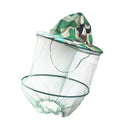 Ultra-light Outdoor Anti-mosquito Mask Hat with Head Net Mesh Face Protection - Camouflage Color