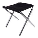 Aluminum Portable Folding Stool Camping Fishing Chair 32x33x30cm with Storage Bag Outdoors Backpacking