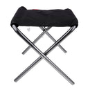 Aluminum Portable Folding Stool Camping Fishing Chair 32x33x30cm with Storage Bag Outdoors Backpacking