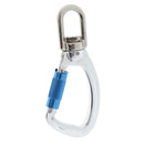 Outdoor Climbing Aluminum Swivel Lock Captive Eye Carabiner Buckle Hiking Arborist