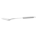 Stainless Steel Cooking BBQ Fork Grilling Fork Long Handle Comfort Grip Smoker Charcoal Gas Electric Cooking Utensil Barbecue