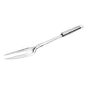 Stainless Steel Cooking BBQ Fork Grilling Fork Long Handle Comfort Grip Smoker Charcoal Gas Electric Cooking Utensil Barbecue
