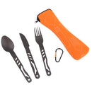 Outdoor Alloy Portable Lightweight Camping Cutlery Set Knife Fork Spoon Set