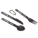 Outdoor Alloy Portable Lightweight Camping Cutlery Set Knife Fork Spoon Set
