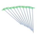 10 Pieces 25cm Stainless Steel Camping Awning Tent Pegs Stakes Hook Shaft 9.84 in