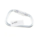 40KN D Shaped Auto Locking Aviation Aluminum Outdoor Rock Climbing Carabiner Hook 115 x 65mm