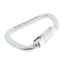 40KN D Shaped Auto Locking Aviation Aluminum Outdoor Rock Climbing Carabiner Hook 115 x 65mm