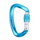 Mountaineering Rock Climbing Tree Carving Bent Gate Carabiner Hook Gear, Lightweight and Strong Aluminum