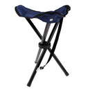 Folding Tripod Camping Stool Lightweight Portable Heavy Duty Folding Slacker Chair Outdoor Mountaineering