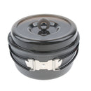 4Pcs Camping Cookware Kit Pot Pan Bowls Cooking Equipment Cookset for Backpacking Hiking Outdoors