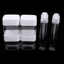 6 Pcs Outdoor Camping BBQ Spice Jars Condiment Storage Bottles with Hand Bag Fishing Travel Picnic