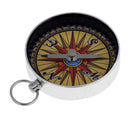 Pocket Alloy Compass Watch Style Outdoor Camping Hiking Navigation Keychain, Excellent for Motoring, Boating, Mountaineering