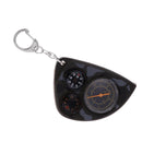 Multifunction Mini Camping Hiking Keychain Compass Thermometer Key 3 In 1, Fashion Design and Durable