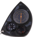 Multifunction Mini Camping Hiking Keychain Compass Thermometer Key 3 In 1, Fashion Design and Durable