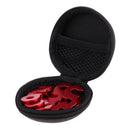 6PCS Ultralight Aluminum Guyline Cord Adjusters for Tent Camping Hiking Backpacking Outdoor Activities with Pocket Case