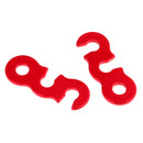 6PCS Ultralight Aluminum Guyline Cord Adjusters for Tent Camping Hiking Backpacking Outdoor Activities with Pocket Case