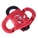 36KN Climbing Double Pulley Fall Protection Rescue Device For 7-13mm Rope