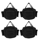 4PCS Round Umbrella Base Weight for Offset Cantilever Outdoor Patio Umbrella Stand Replacement Sand Bag