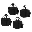 4PCS Round Umbrella Base Weight for Offset Cantilever Outdoor Patio Umbrella Stand Replacement Sand Bag