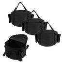 4PCS Round Umbrella Base Weight for Offset Cantilever Outdoor Patio Umbrella Stand Replacement Sand Bag