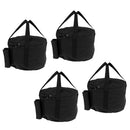 4PCS Round Umbrella Base Weight for Offset Cantilever Outdoor Patio Umbrella Stand Replacement Sand Bag