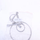 EQUESTRIAN LOOSE RING CURVED STAINLESS STEEL MOUTHPIECE SNAFFLE HORSE BIT