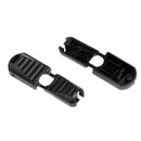 10x Outdoor Detachable Zipper Pull Cord Lock Ends Lanyard Whistle Black, for Backpack, Travel Packages, Bags, Jacket, Sportswear