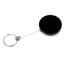Retractable Key Chain Carabiner Reel Badge Holder Steel Recoil Return Spring Ring with Waist Belt Clip Buckle